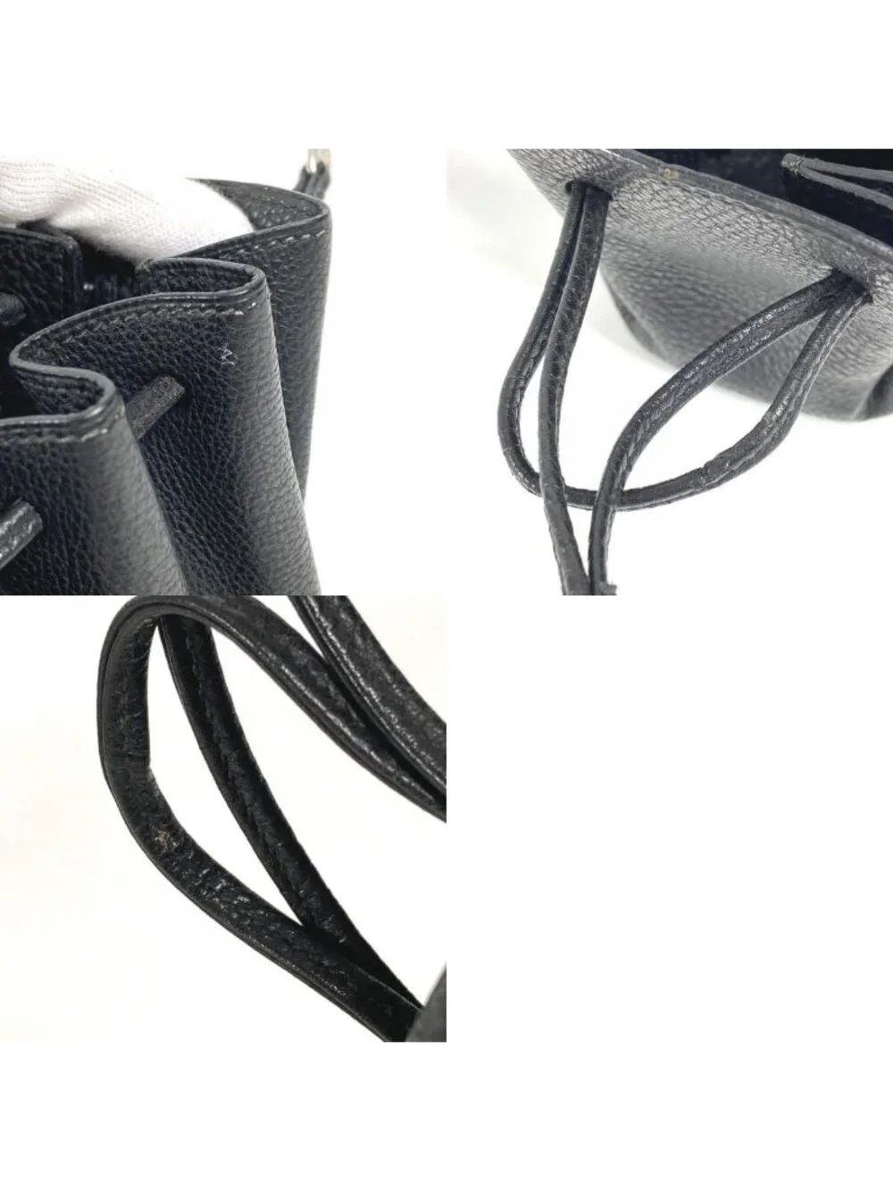 Hermes Pouch Vespa Leather Black